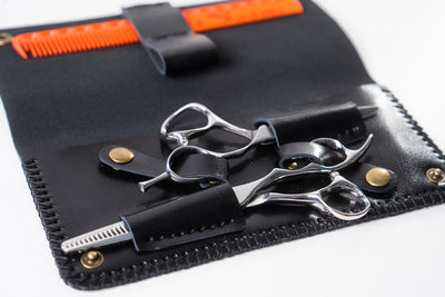 Sutori double leather case, open