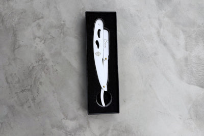 Sutori White Razor in its black presentation box