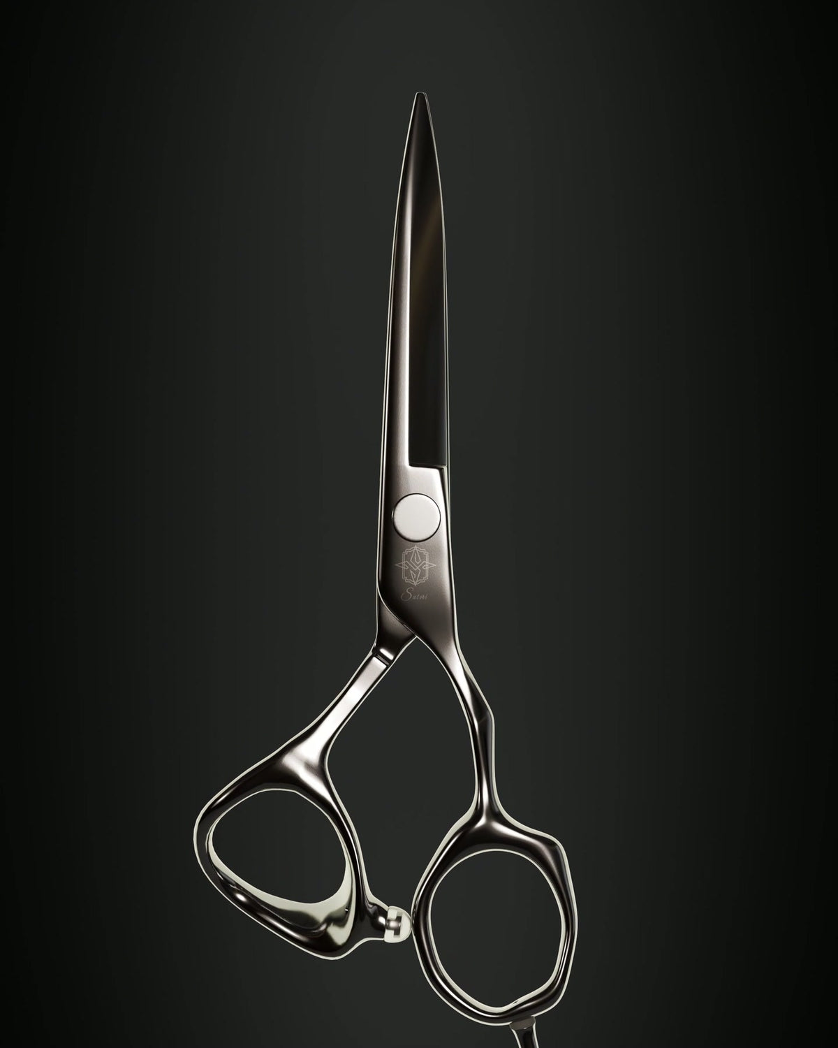 Sutori Shinobi 5.0″ scissors on a dark background